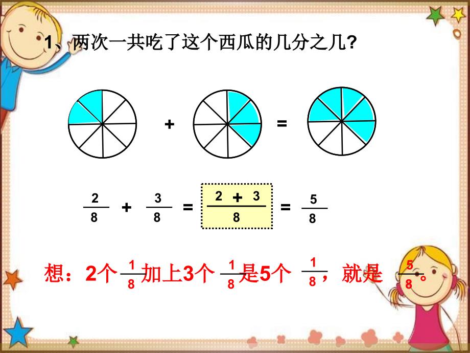 三年级数学简单分数加减法_第1页