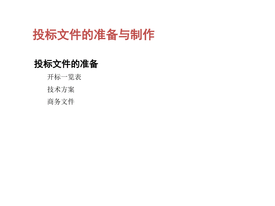 投标文件制作流程和技巧培训教材课件_第4页