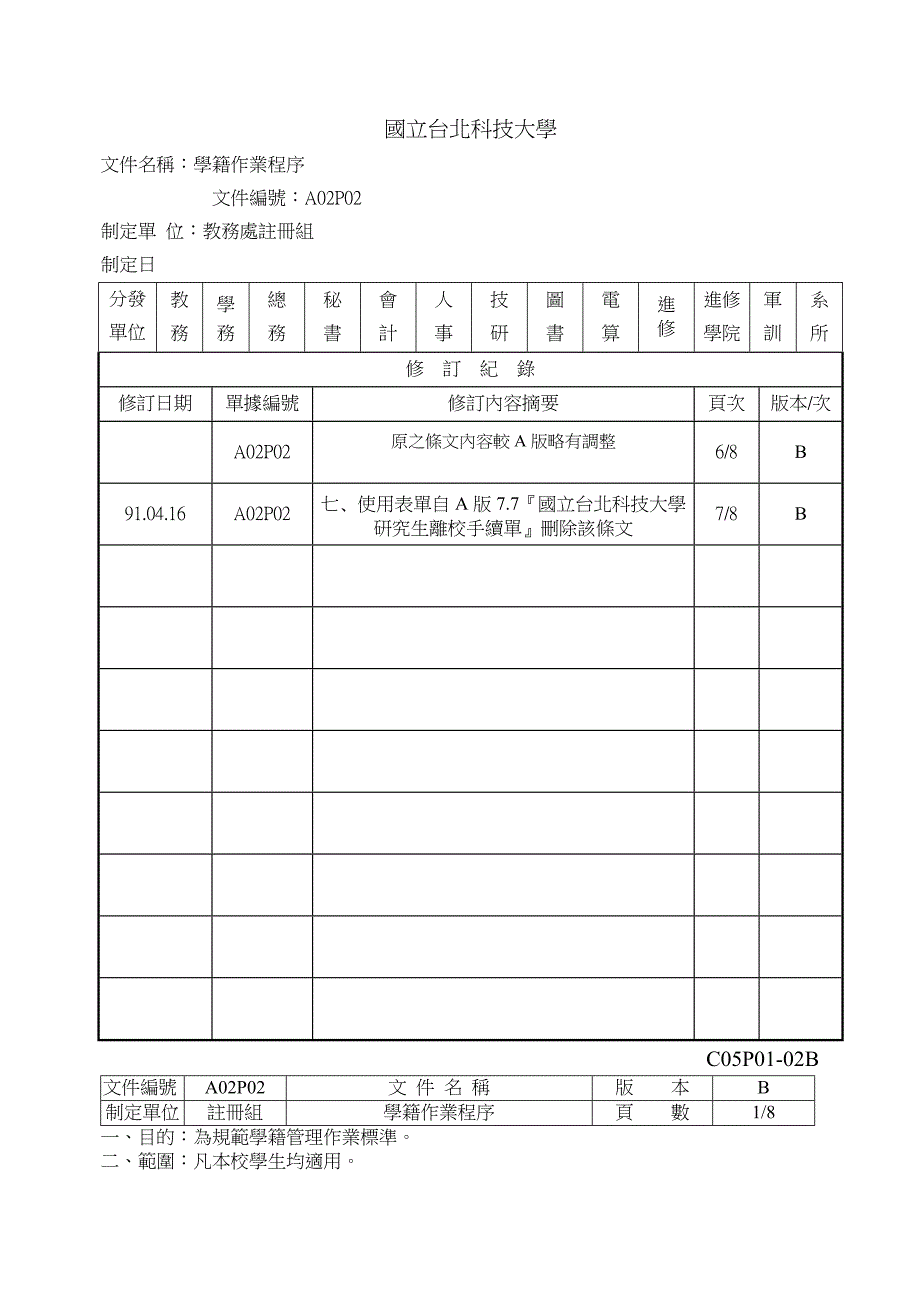 【管理精品】W-W學籍作業程序_第1页