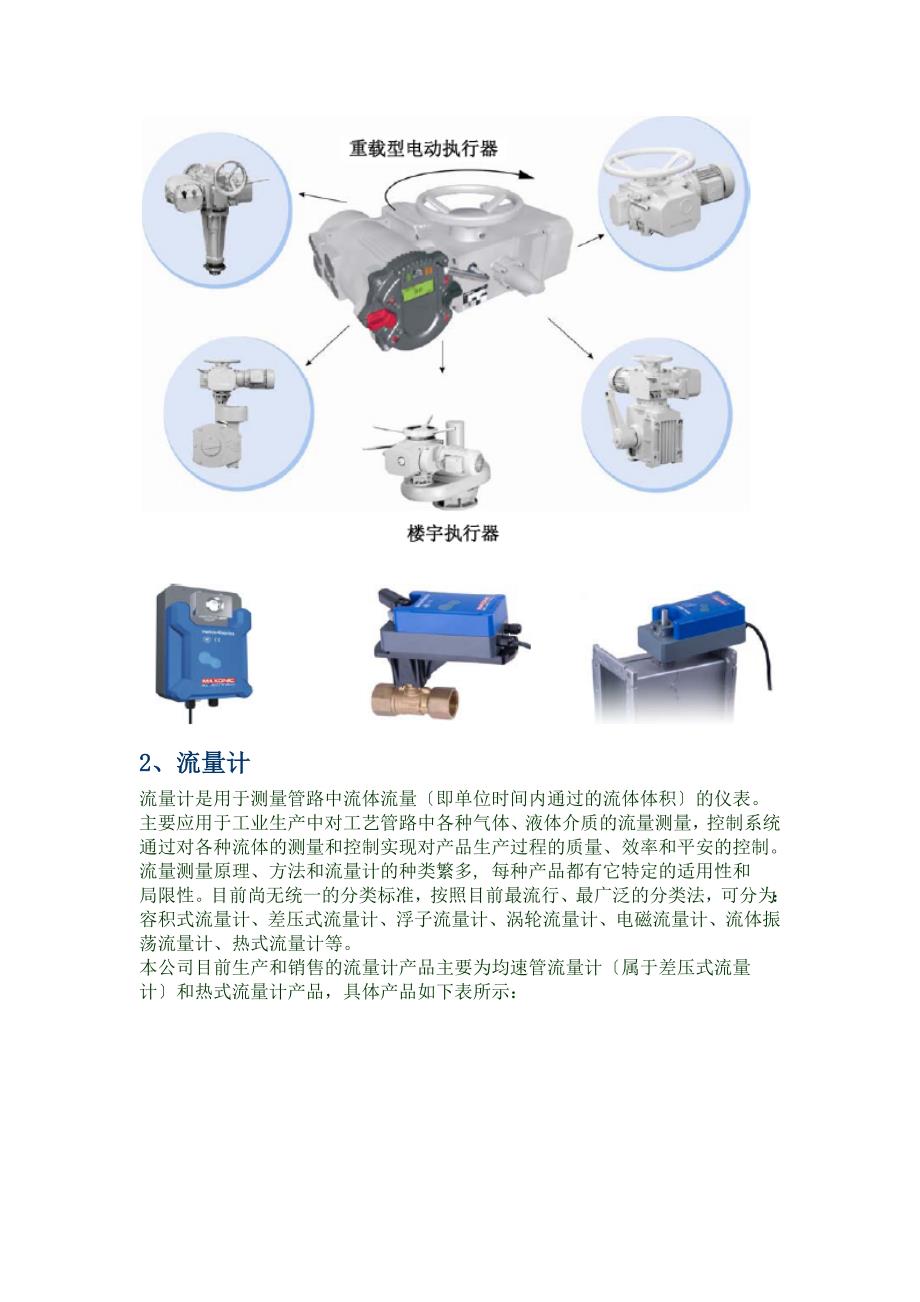 电动执行器、流量计、信号调理仪表、控制阀工业自动化仪器仪表行业300112 万讯自控_第3页