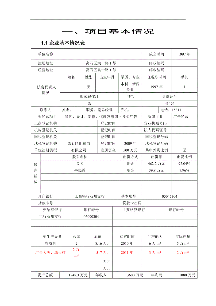 (新)企业担保项目考察报告1_第1页