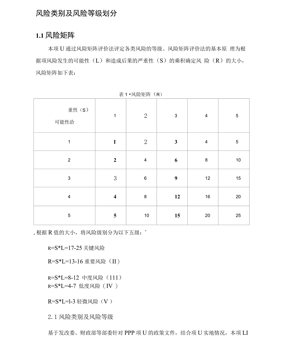 风险类别及风险等级划分.docx_第1页