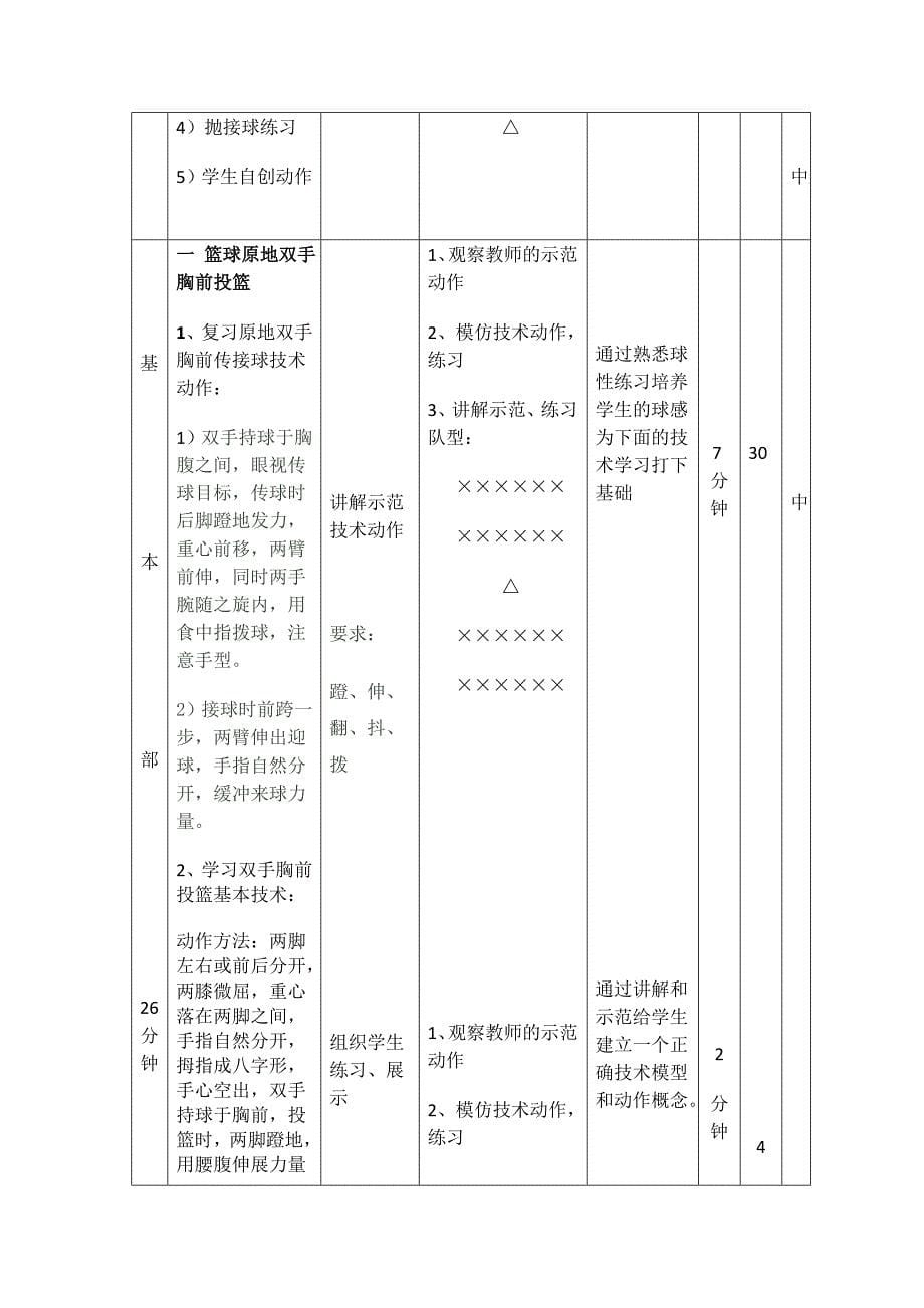 《篮球双手胸前投篮、运投组合游戏》教学设计[53].docx_第5页