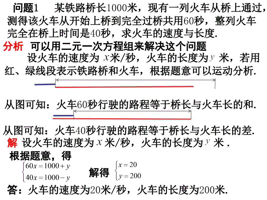 方程(组)的应用火车问题_第2页