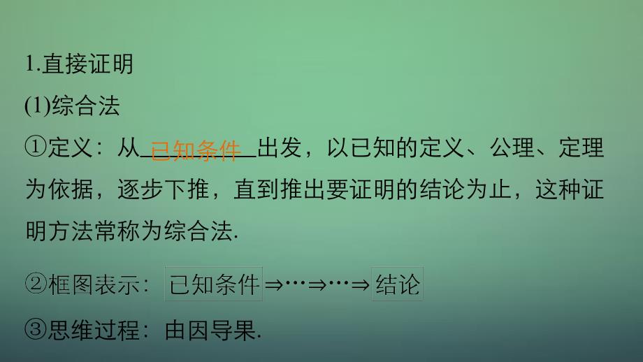 高考数学大一轮复习 13.2直接证明与间接证明课件 理 苏教版_第3页