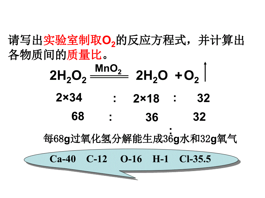 化学反应中的有关计算课件_第2页