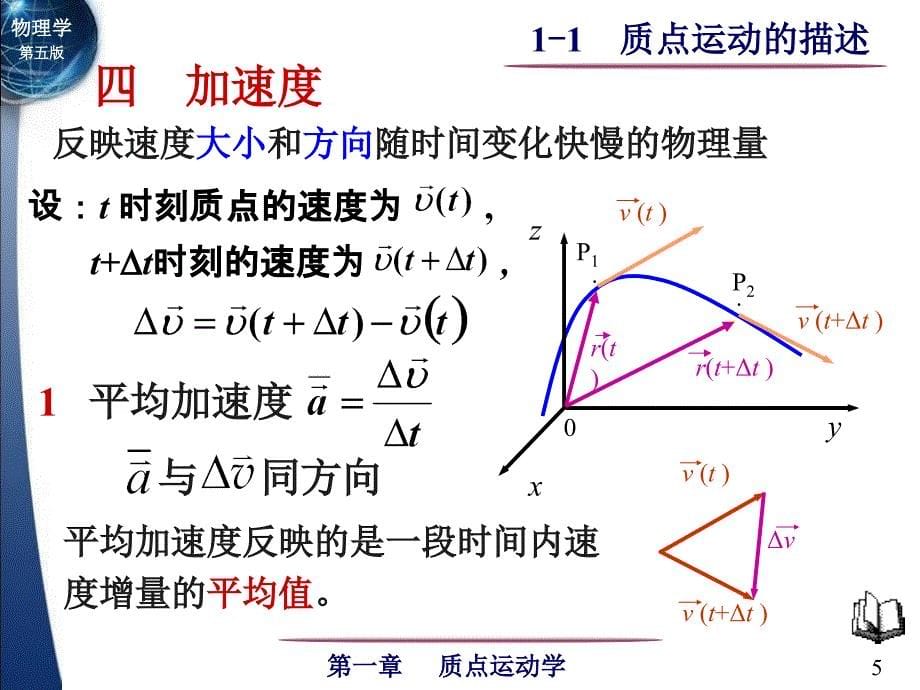 大学物理1-1_质点运动的描述_第5页