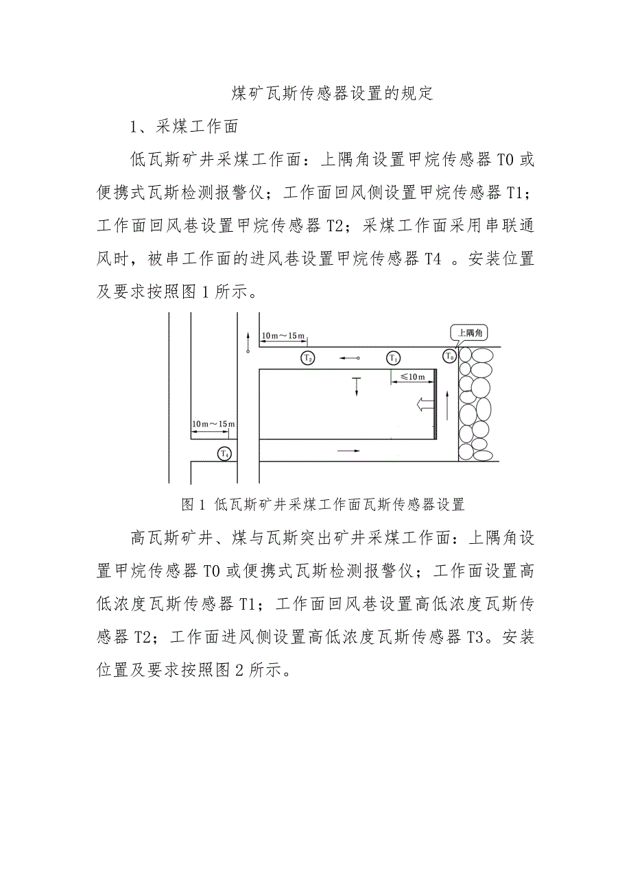 煤矿瓦斯传感器设置的规定.doc_第1页