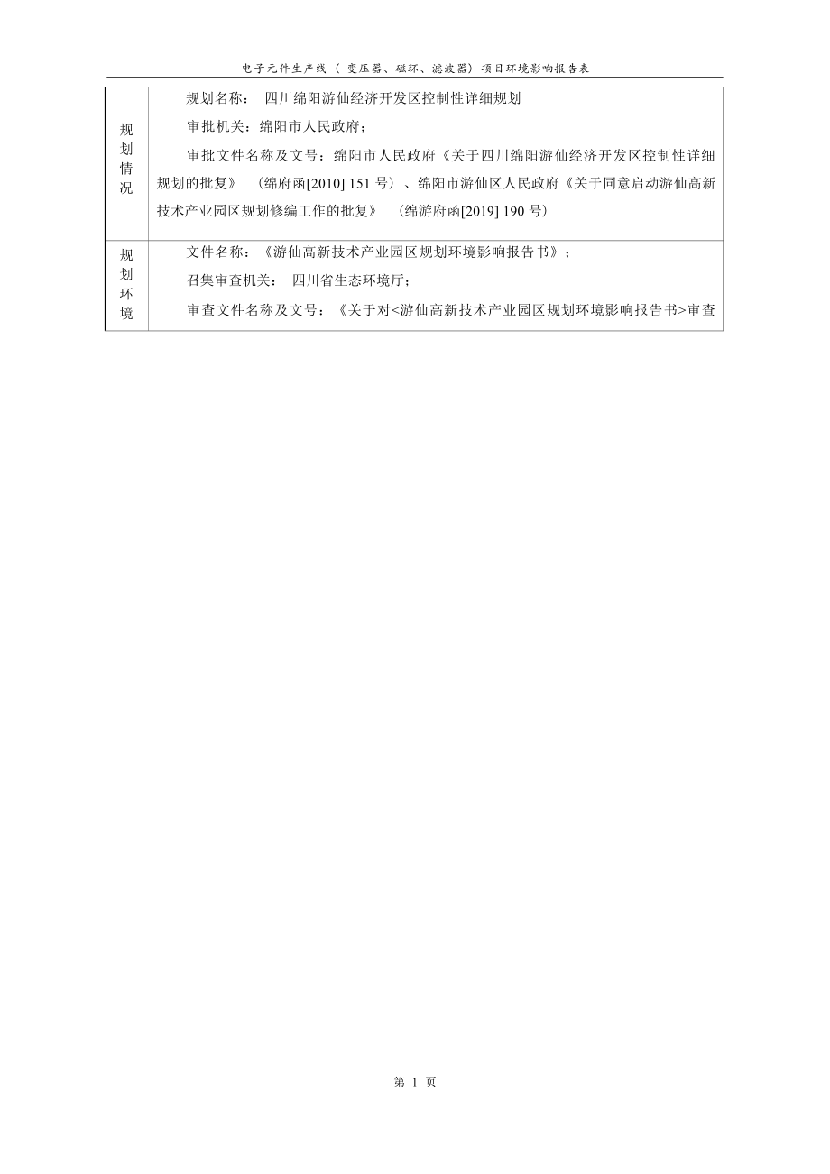 绵阳市本东科技有限公司电子元件生产线（变压器、磁环、滤波器）项目环评报告.docx_第4页