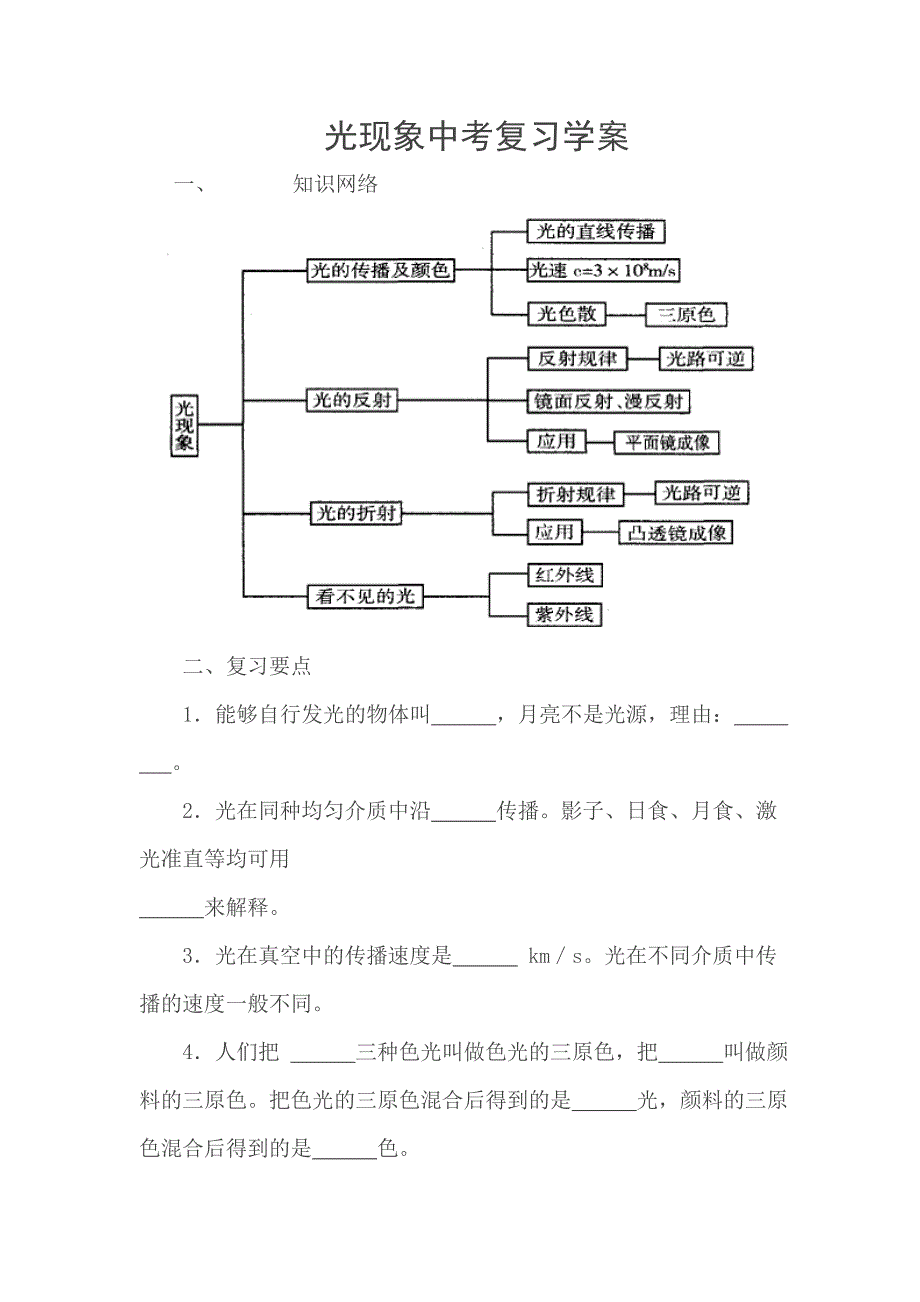 光现象中考复习学案.doc_第1页