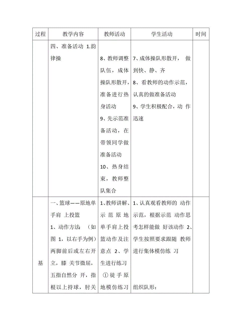 篮球原地单手肩上投篮教学设计.docx_第3页