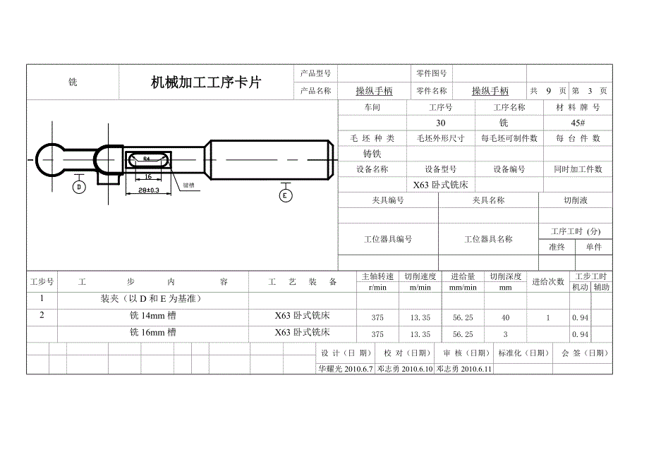 135调速器操纵手柄工序卡片.doc_第3页