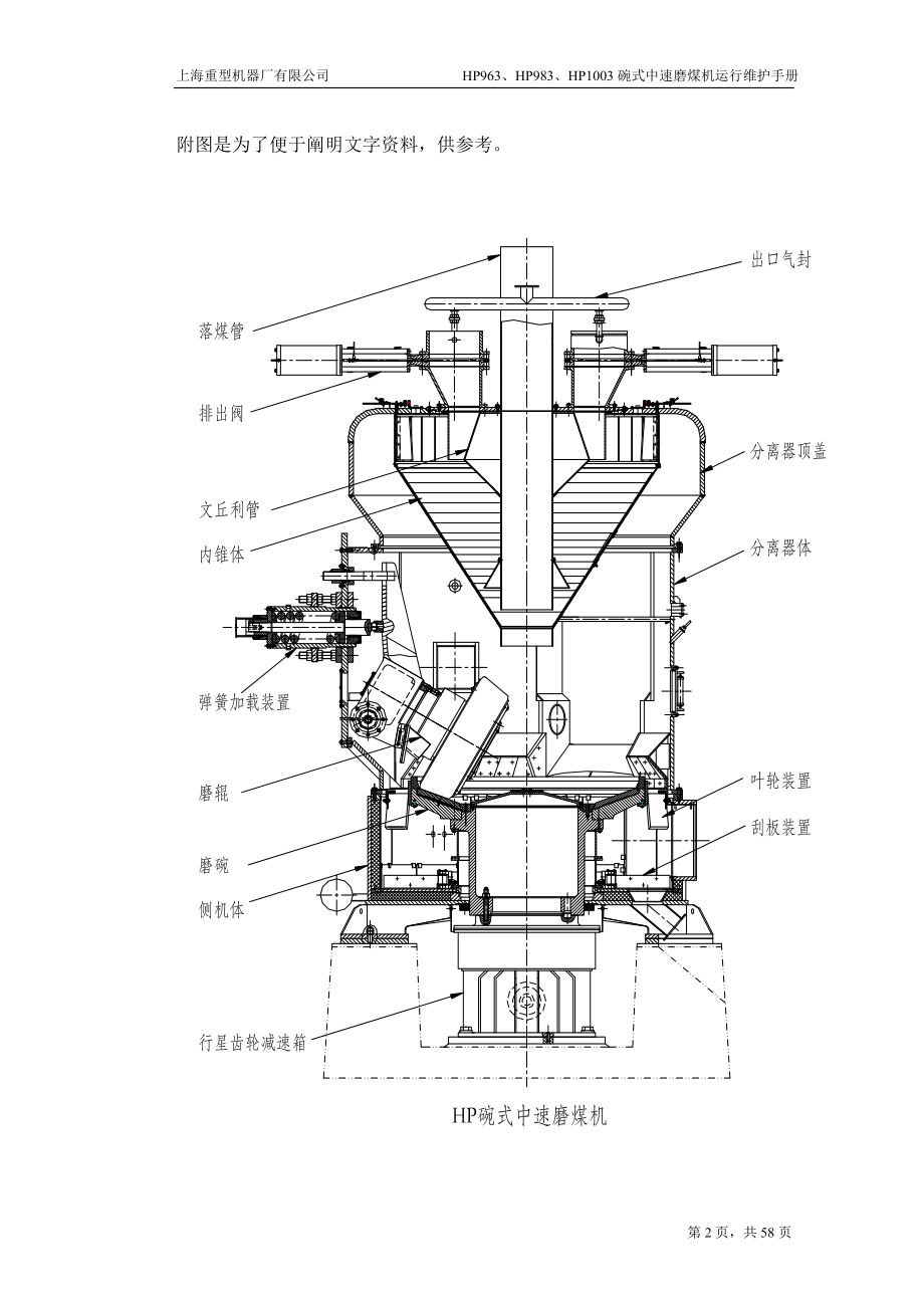 HP963-HP983-HP1003碗式中速磨煤机运行维护手册_第2页