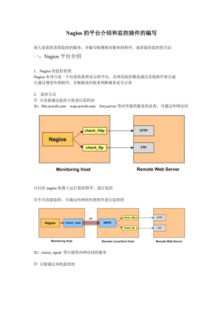 Nagios的平台介绍和监控插件的编写.doc_第1页