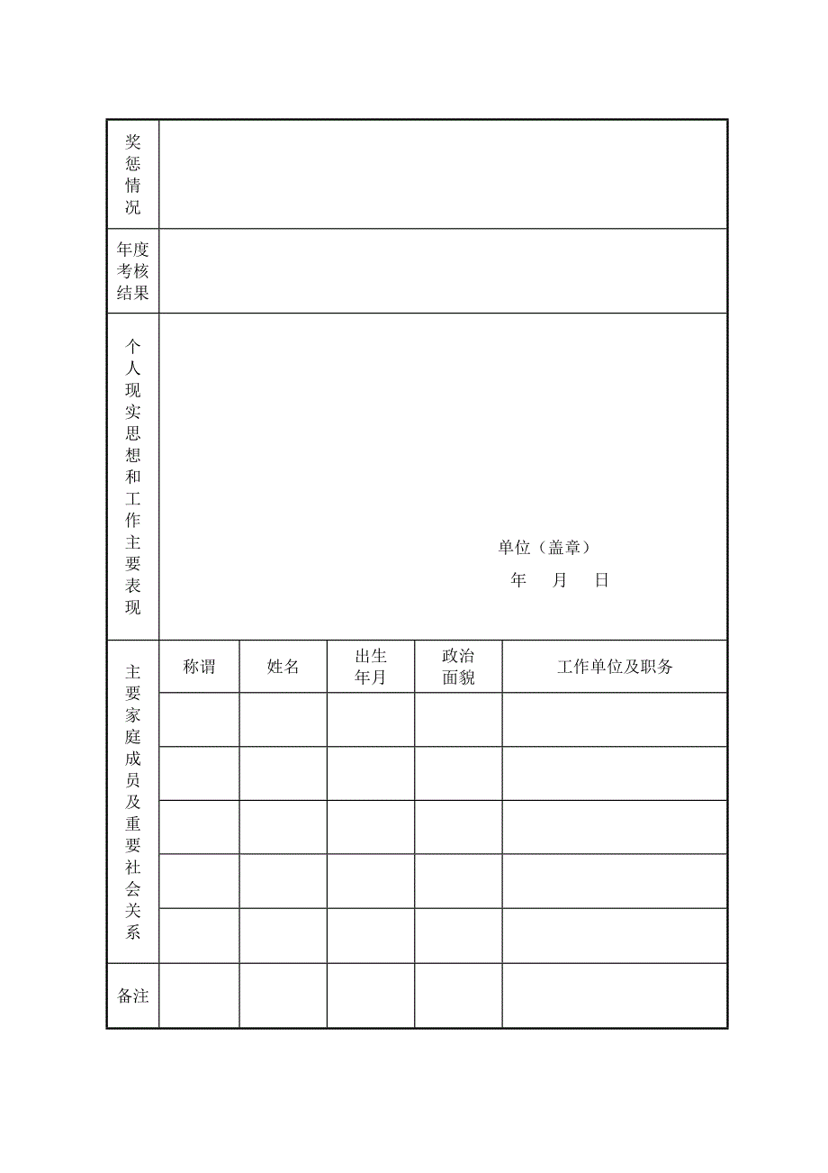 《干部任用推荐表》.doc_第2页