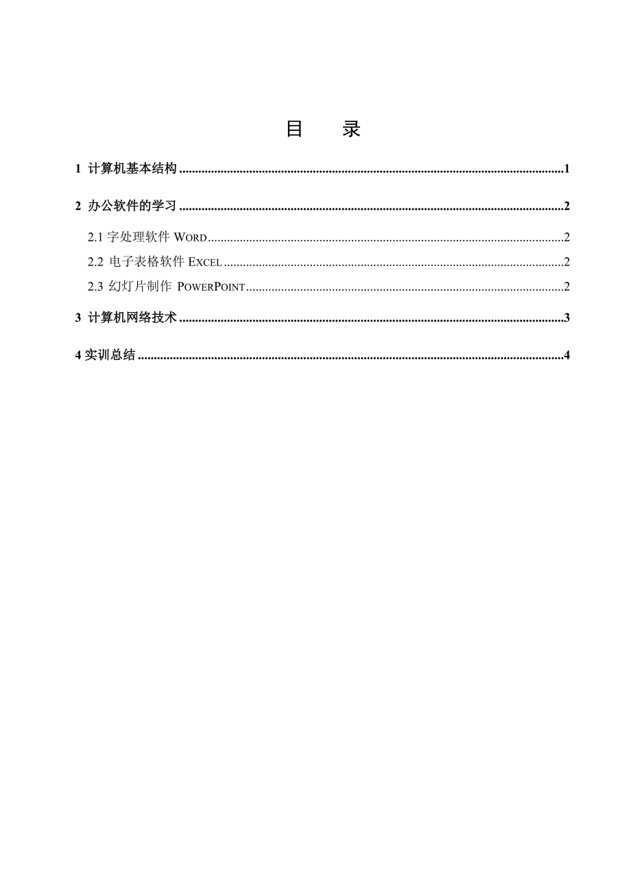 计算机应用基础实训报告格式1.doc_第2页