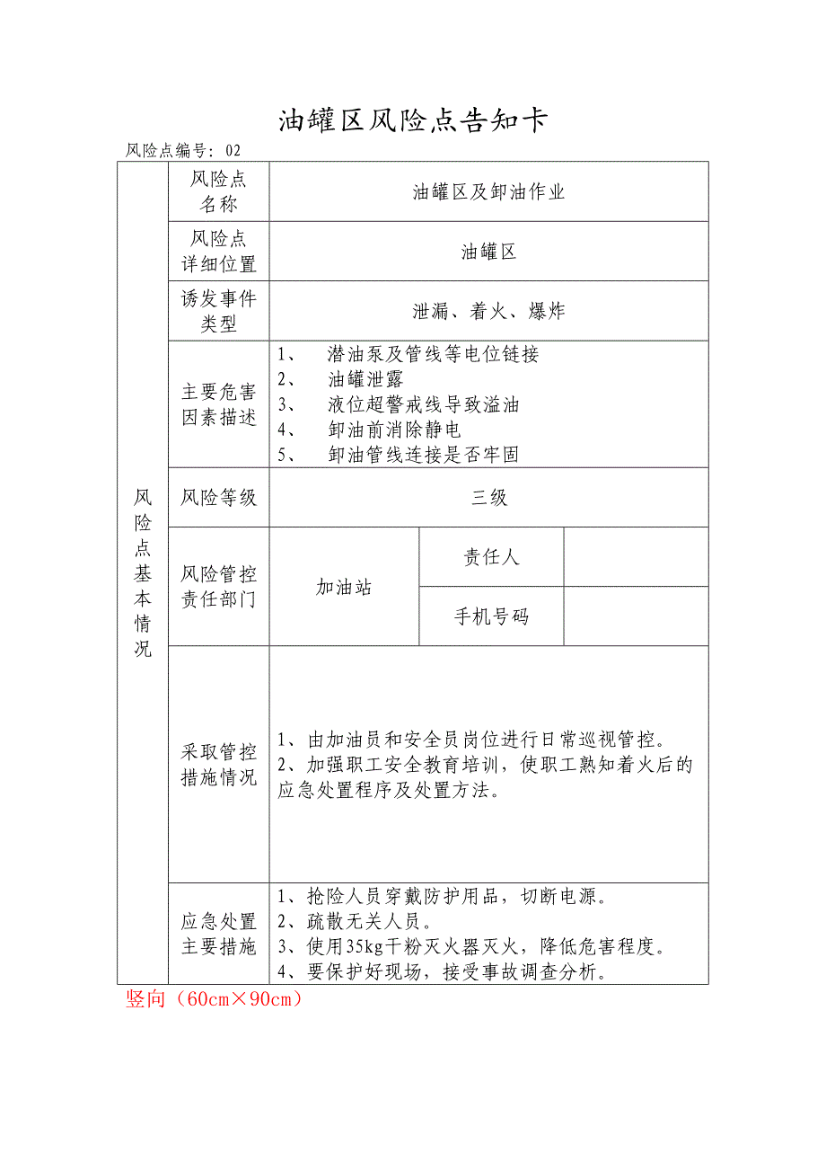 加油站风险点及安全承诺告知牌.doc_第3页