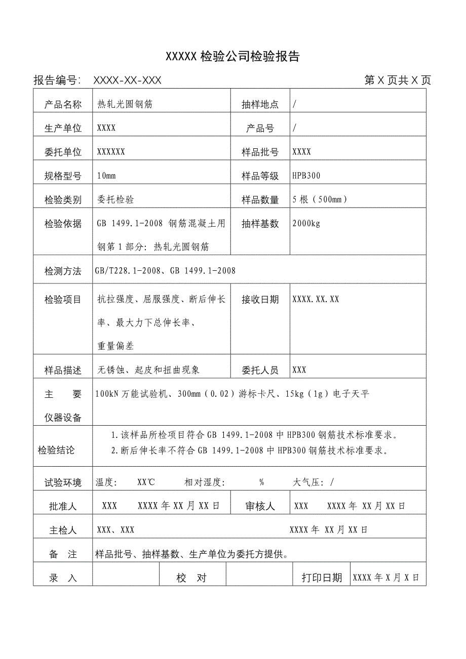 2016年最新《新项目检验检测模拟报告-》_第5页