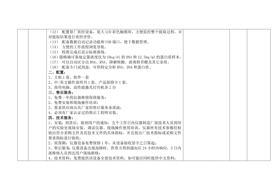 技术规格偏离表.doc_第2页