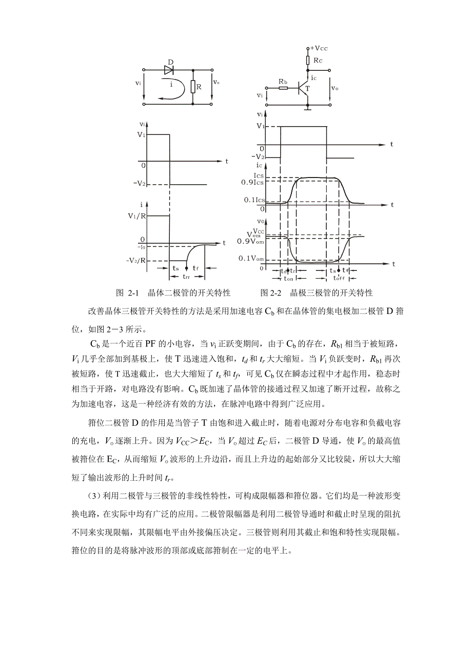 晶体管开关特性、限幅器与钳位器.doc_第2页