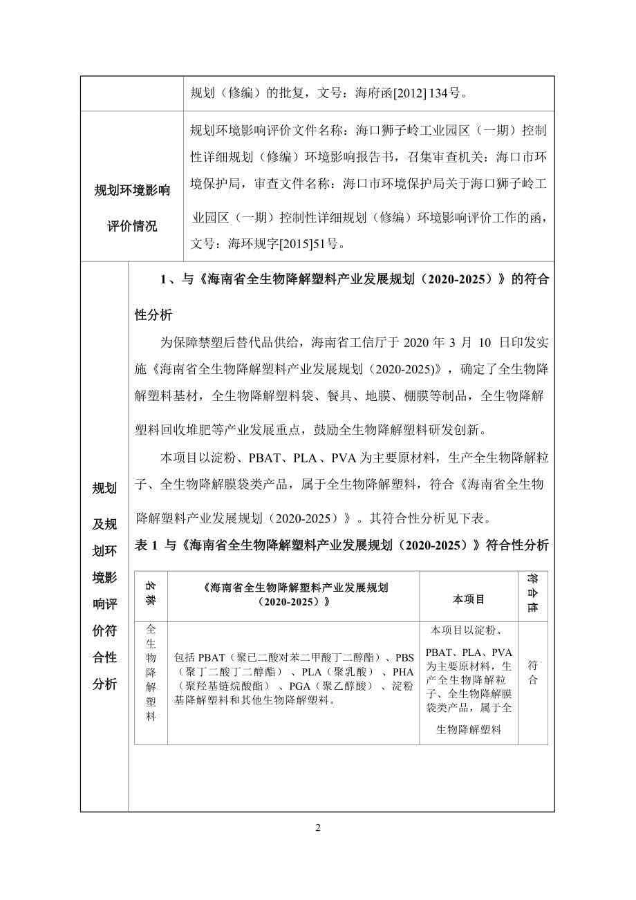 海口市聚益科技有限公司全生物降解粒料及膜袋类产品生产项目 环评报告.docx_第5页