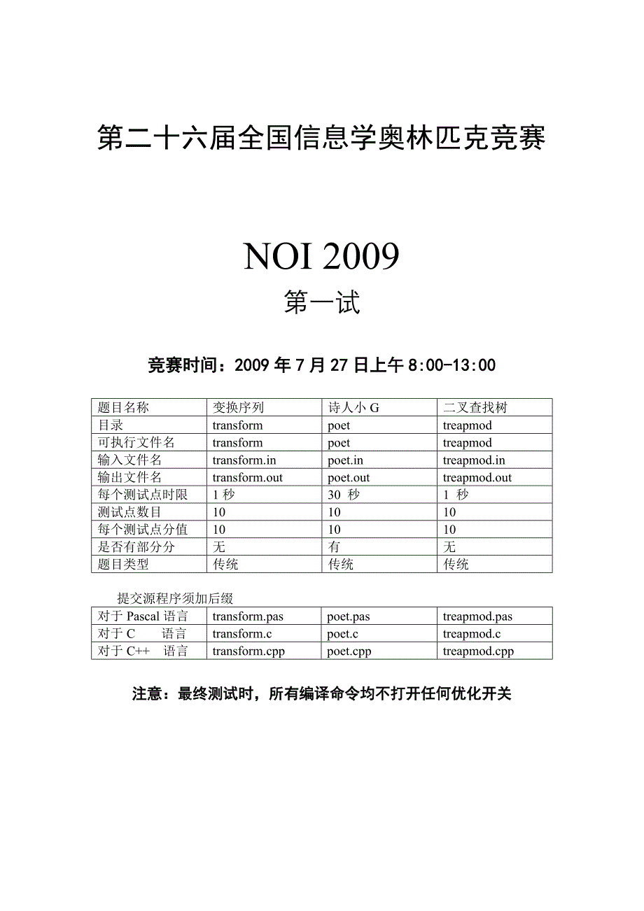 第二十六届全国信息学奥林匹克竞赛.doc_第1页