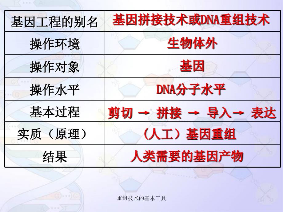 重组技术的基本工具课件_第4页