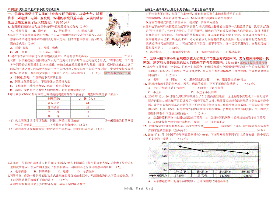 信息综合模拟.doc_第1页