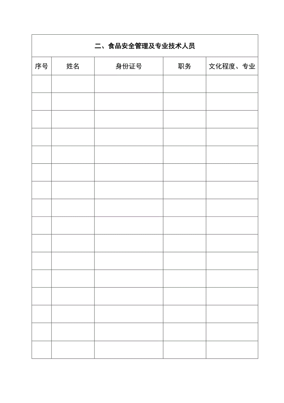 食品生产许可证申请书(新版)_第4页