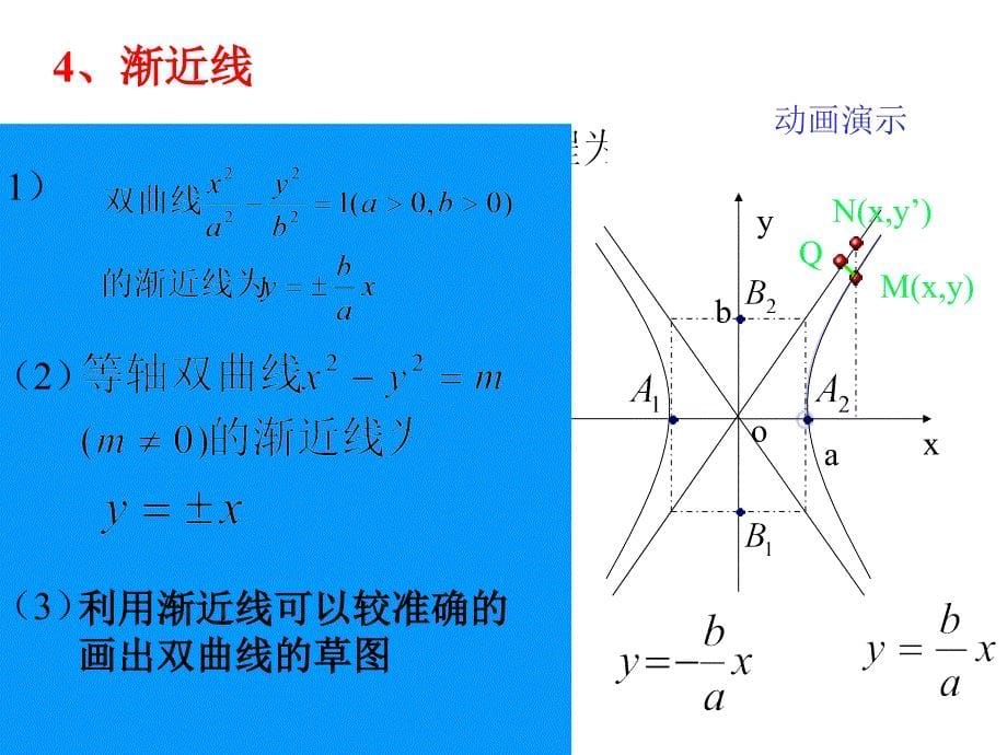 高二数学选修2-1 双曲线的简单几何性质(一)_第5页