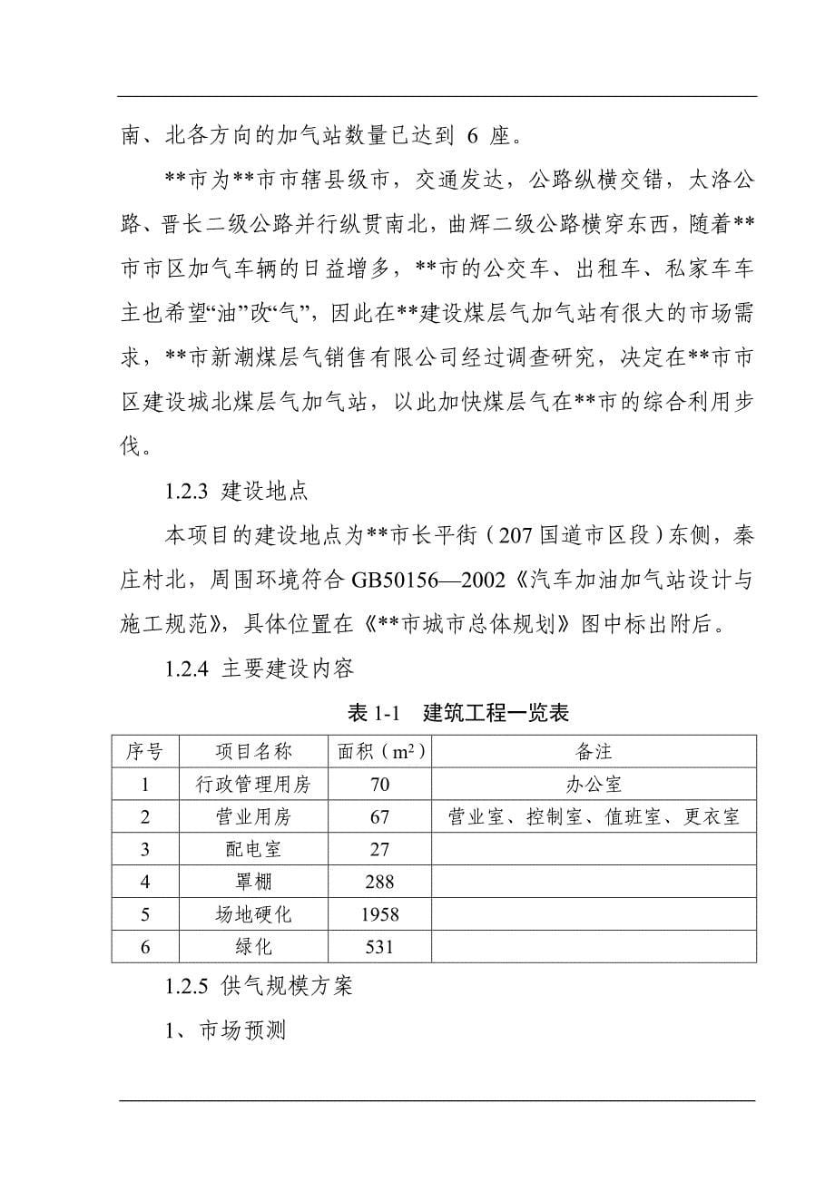 城北煤层气加气站项目申请报告.doc_第5页