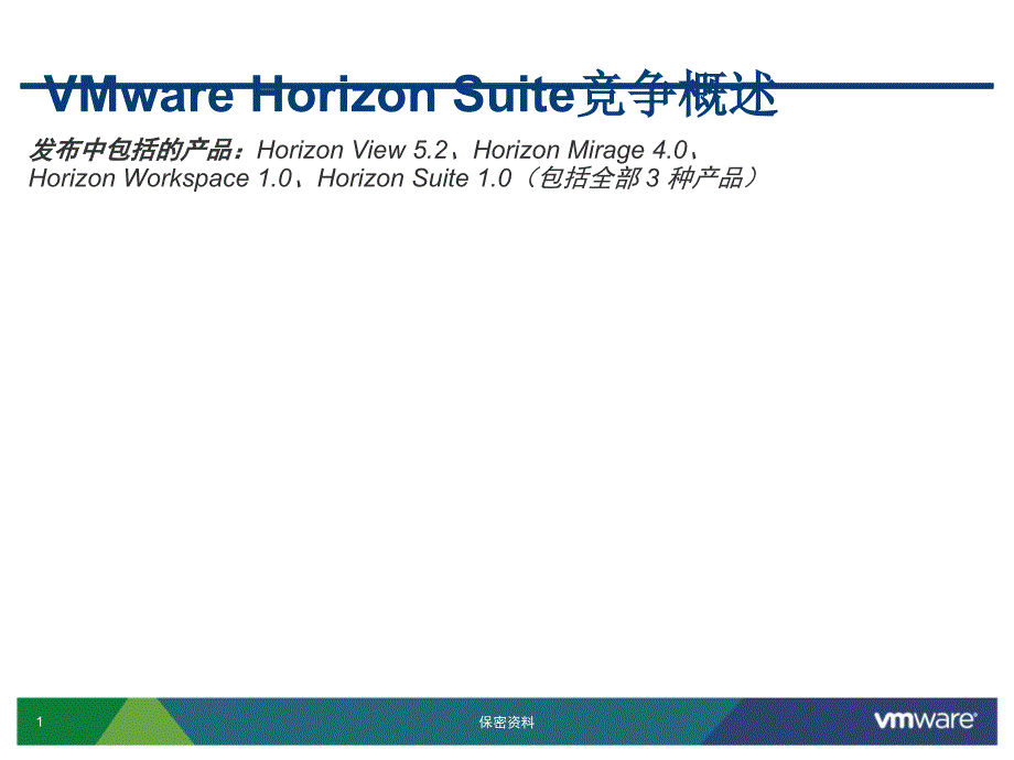 HorizonSuite竞争概述_第1页