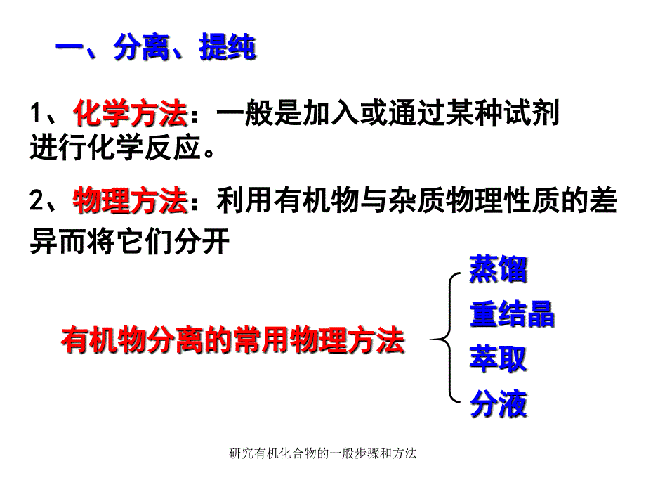 研究有机化合物的一般步骤和方法课件_第3页