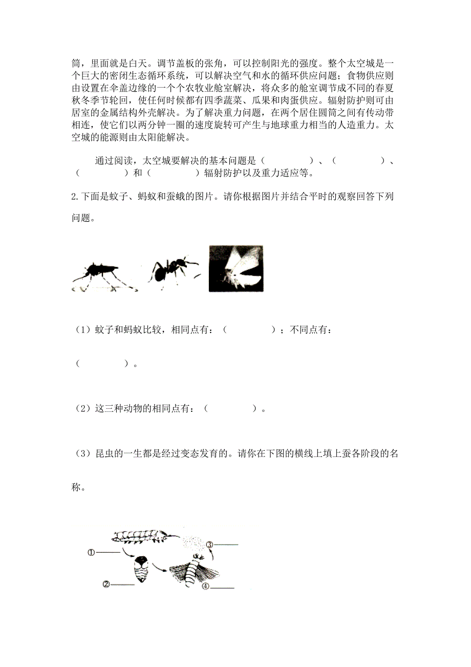 教科版三年级下册科学期末测试卷【重点】.docx_第4页