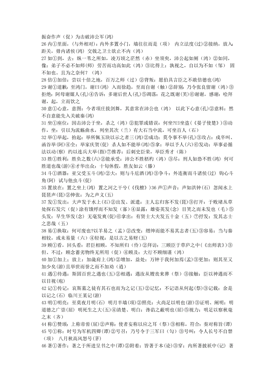 09新版高中课本文言实词.doc_第2页