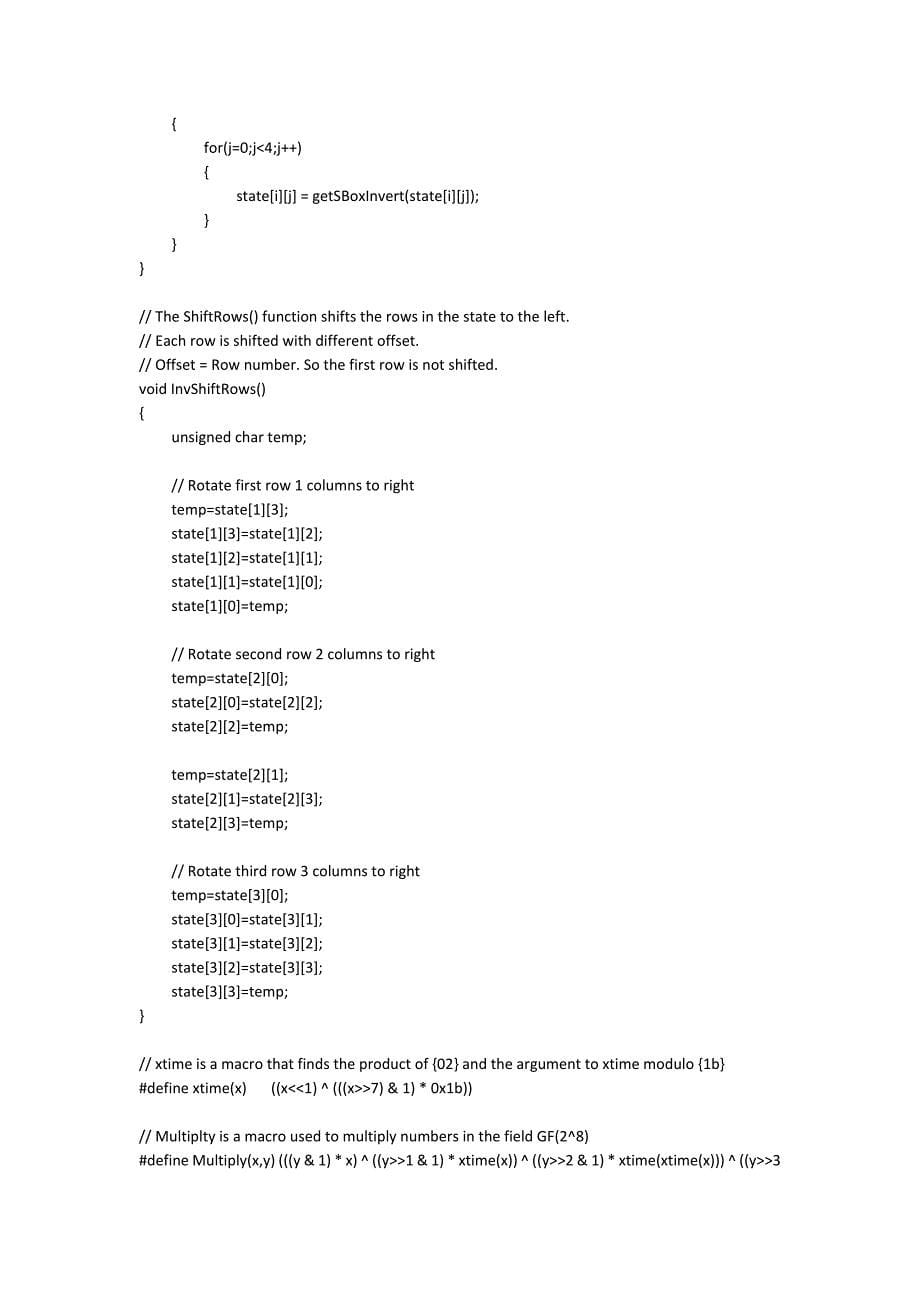 AES算法C源代码.docx_第5页