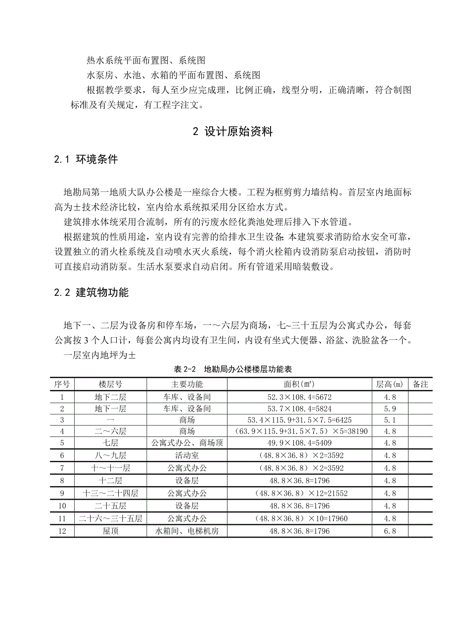 河北农业大学给水排水工程设计说明书与计算书.docx_第2页