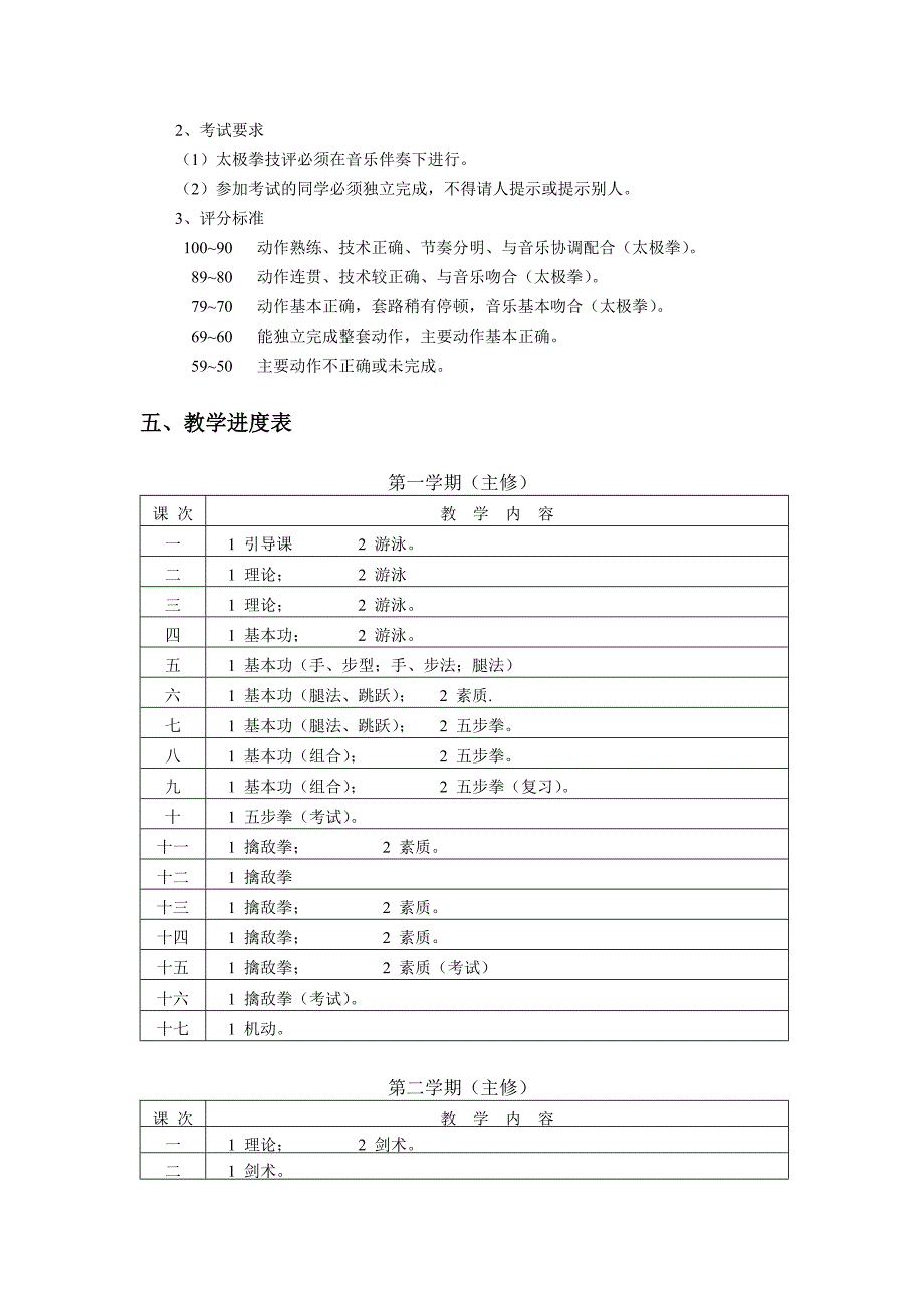 武术专项教学大纲.doc_第3页