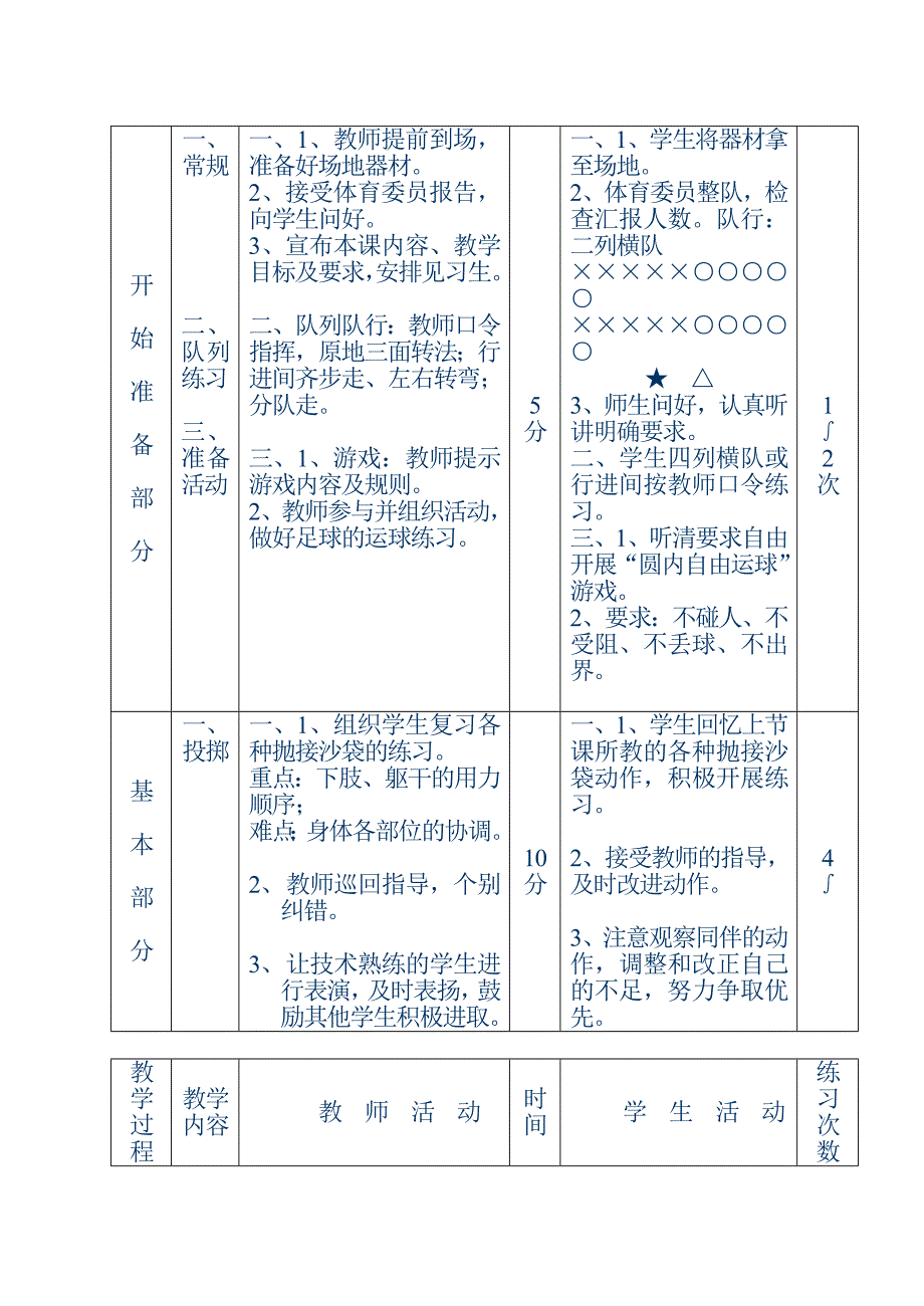 【教案全集】初中体育课教案全集.doc_第4页