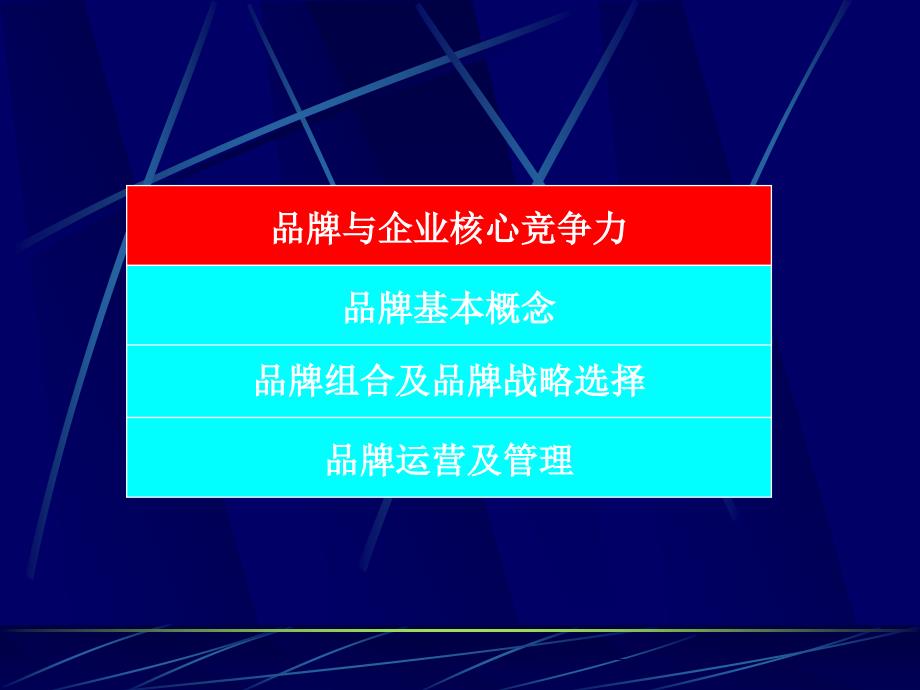 品牌组合及品牌战略选择品牌运营及管理品牌与企业核心竞争力品牌_第2页