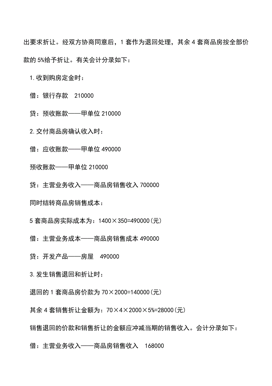 会计实务：房地产开发企业特殊销售业务会计核算总结-0.doc_第4页