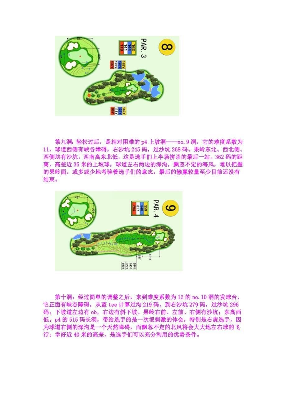 青岛天泰温泉高尔夫俱乐部——球道攻略.doc_第5页