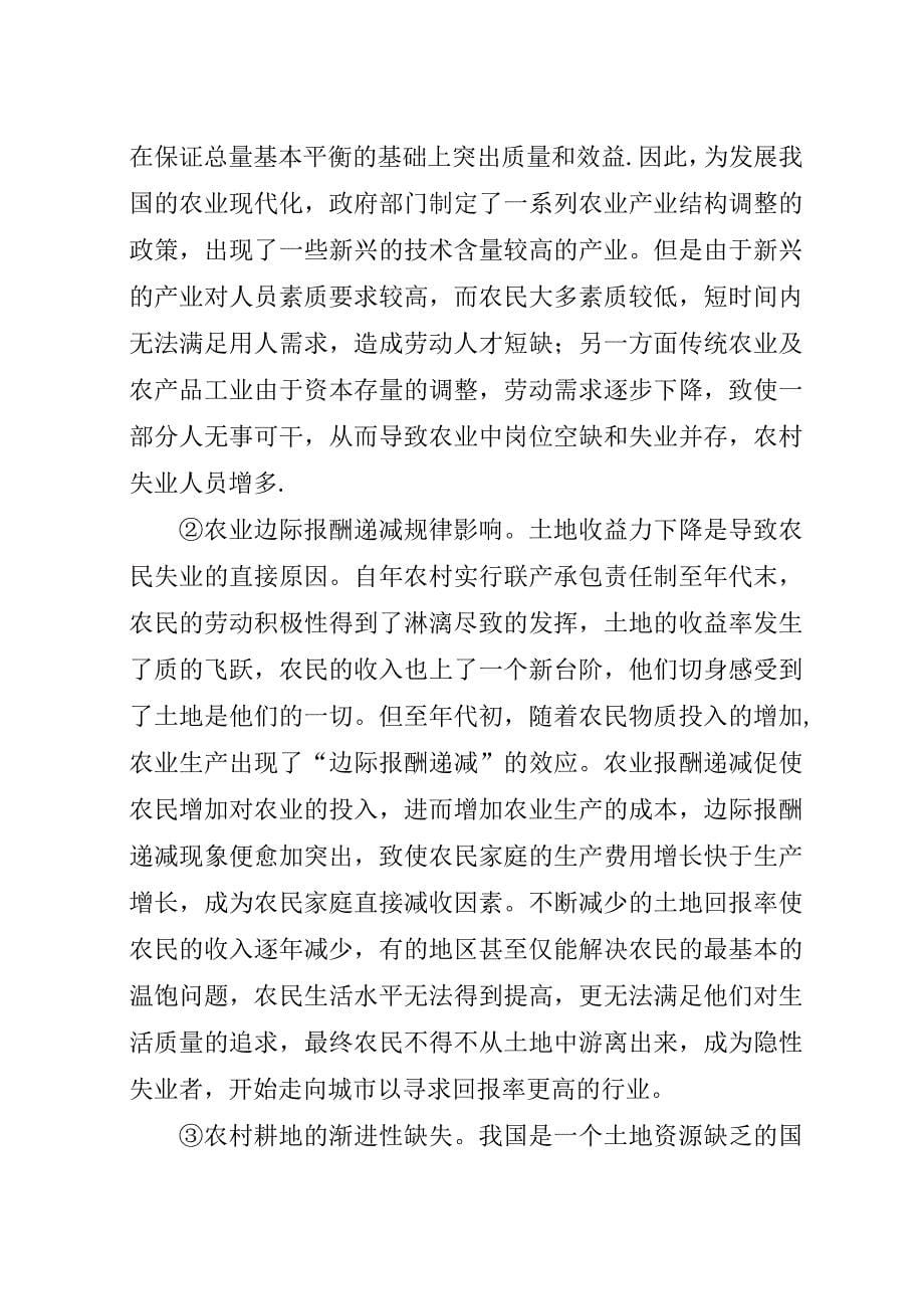 转移农村剩余劳动力的另一重要途径——产业集群经济模式.docx_第5页