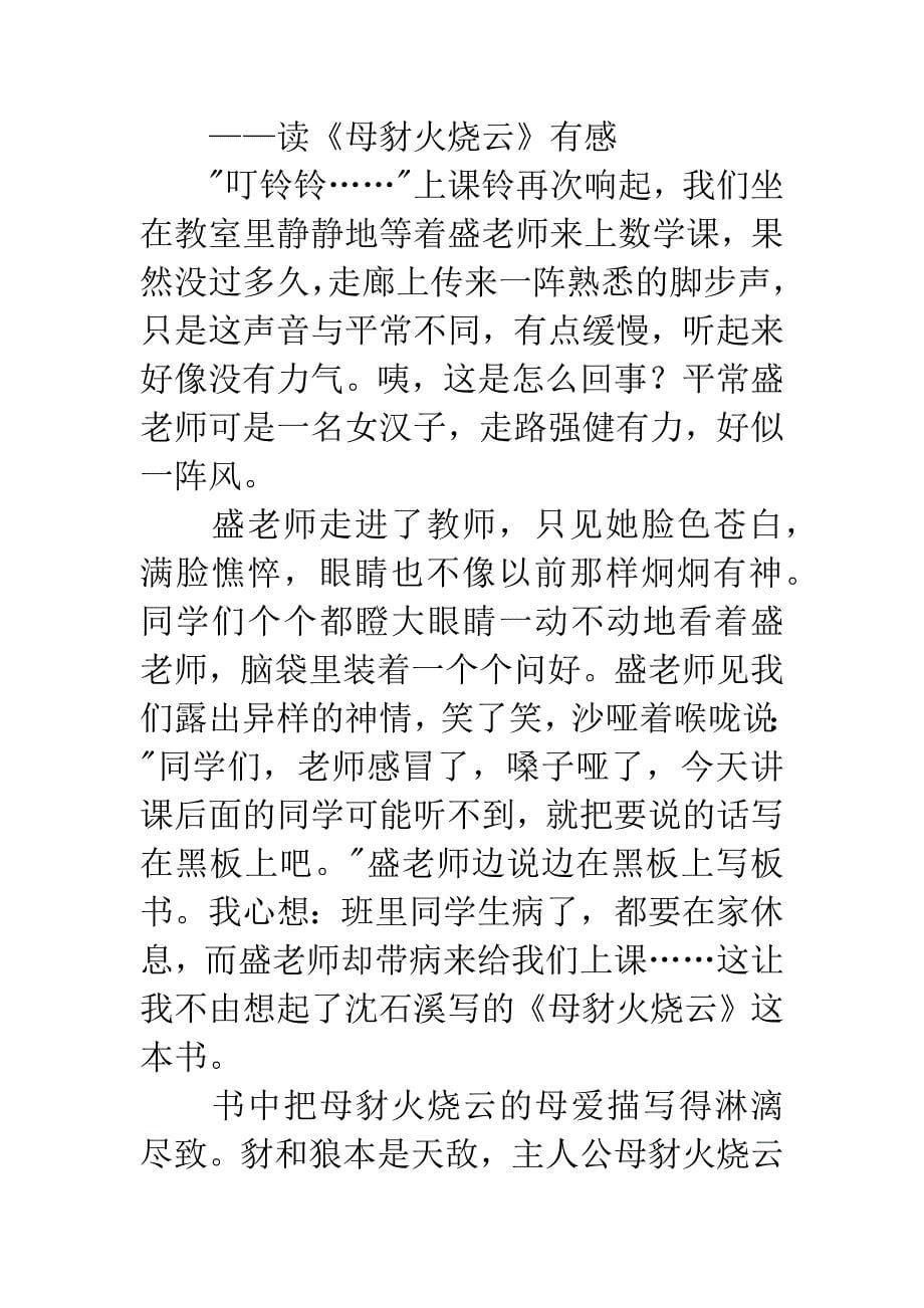 《母豺火烧云》读后感3篇.docx_第5页