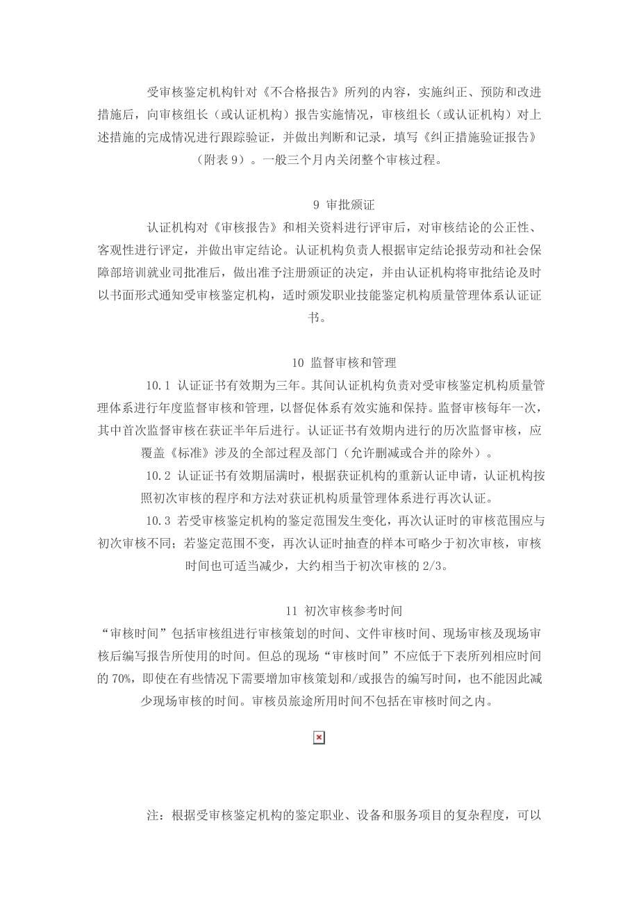 职业技能鉴定机构质量管理体系认证工作流程.doc_第5页