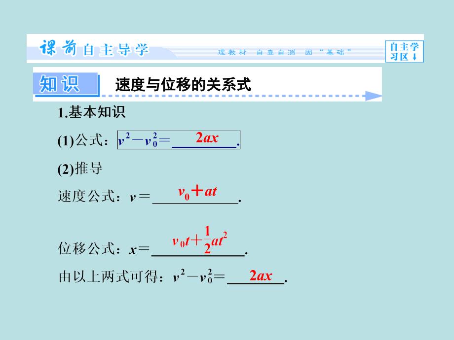 24匀变速直线运动的速度与位移的关系_第2页