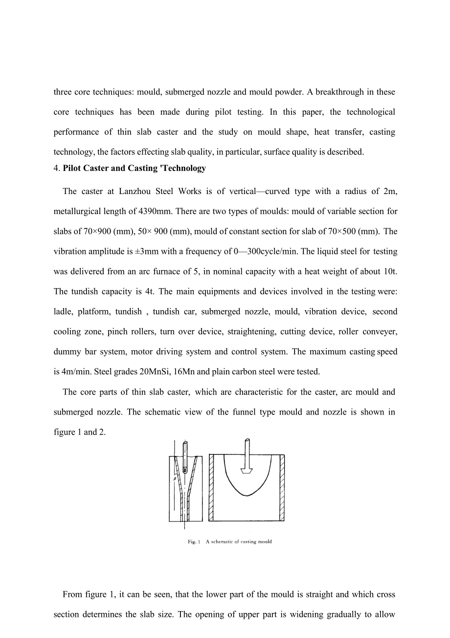 中等厚度薄板连铸技术研究外文文献翻译/中英文翻译/外文翻译_第3页