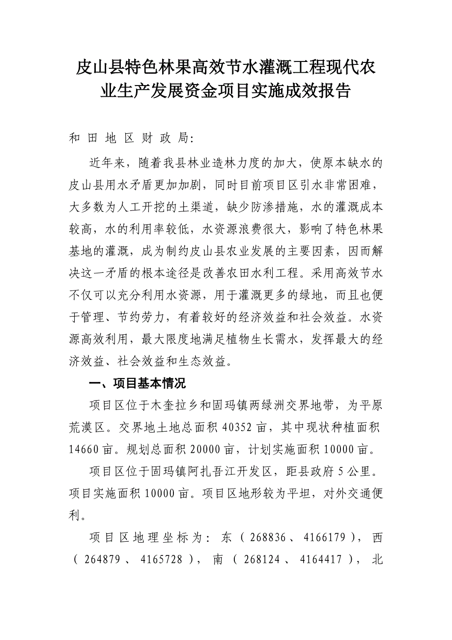 项目实施成效报告_第1页