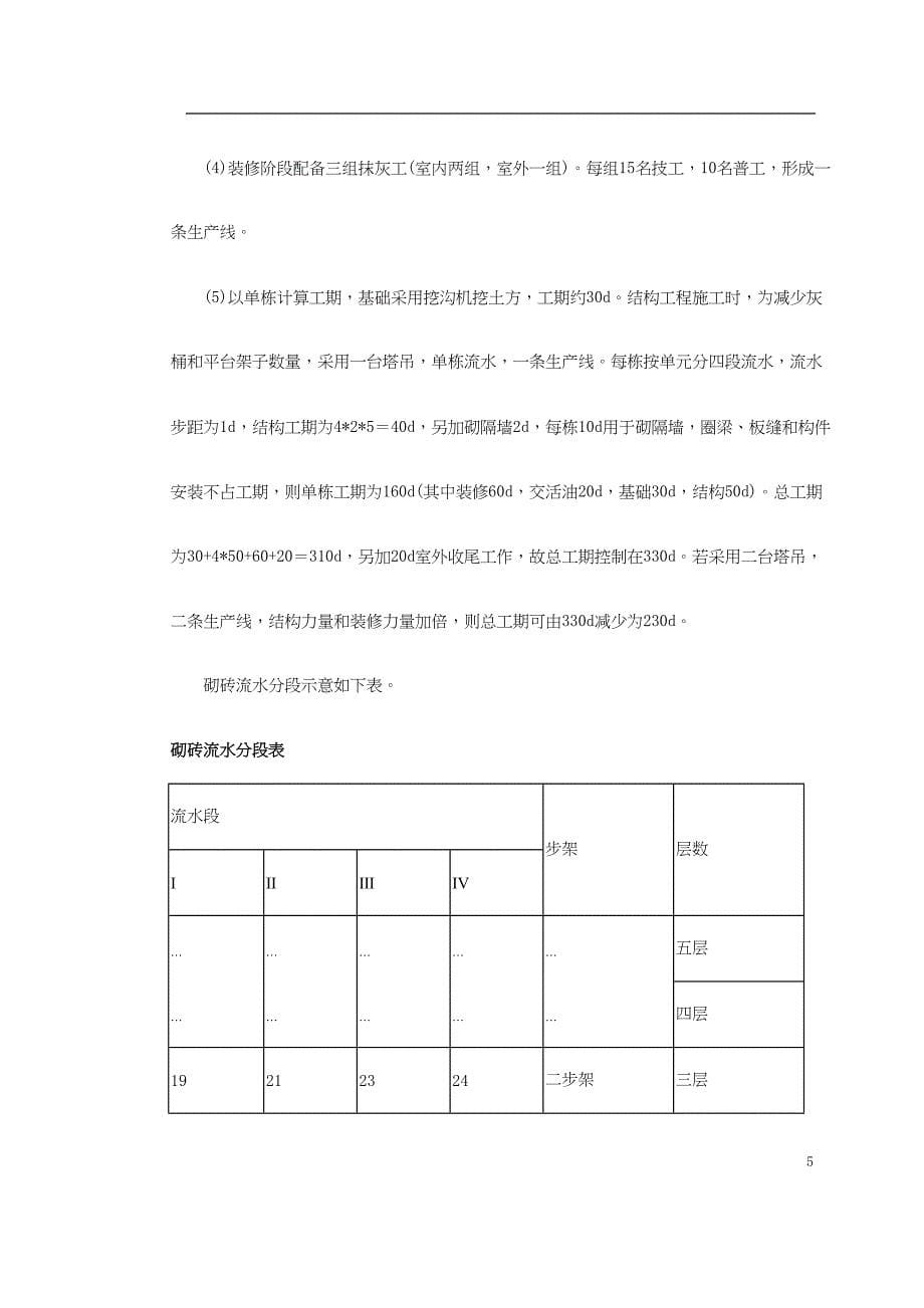 混合结构多层住宅搂工程施工组织设计方案（天选打工人）.docx_第5页