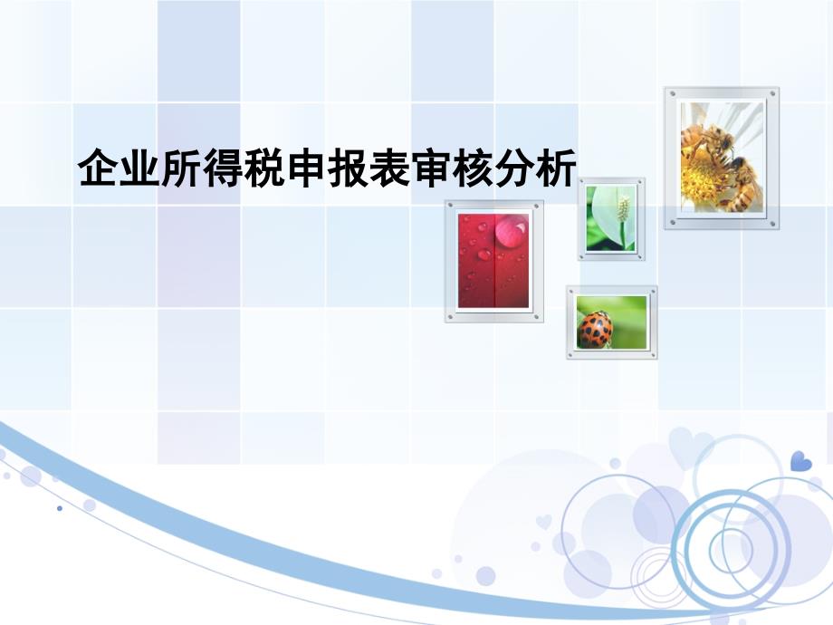 企业所得税申报表审核分析_第1页